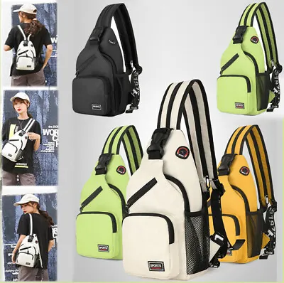 Sports Travel Chest Sling Bag Cross Body Bag Backpack Pouch Pack For Men Women • $13.99