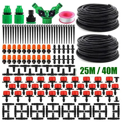 £14.98 • Buy 25M/40M Automatic Drip Irrigation System Kit Plant Self Watering Garden Hose Kit