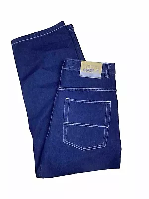 Vintage Y2K Southpole Jeans Baggy Skater Wide Loose Blue Dark Wash 38x30 LKE NEW • $40