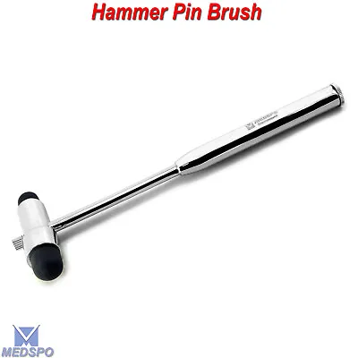 Buck Babinski Reflex Hammer Neurological Diagnostic Medical With Brush Pin New • $9.99