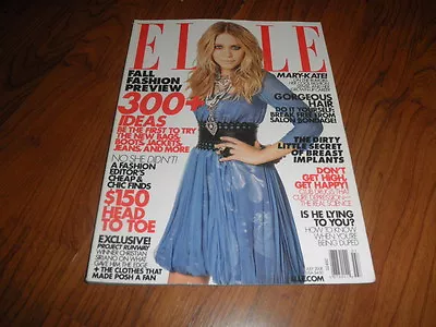 MARY-KATE OLSEN ELLE MAGAZINE-Near Mint-No Label-2008 • $12.95