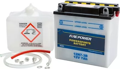 Fire Power Standard Battery With Acid #12N7-3B Fits Yamaha • $37.01