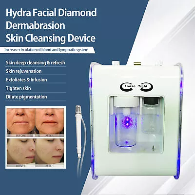 Water Dermabrasion Vacuum Suction Peeling Skin Rejuvenation Hydrate SPA Machine • $1085