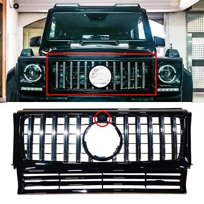 Fit 1989-2019 Mercedes Benz W463 GT G Wagon G550 G350 G55 Front Grille W/ Camera • $121