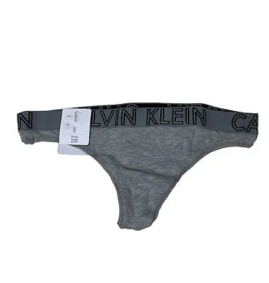 Women’s Grey Calvin Klein Thong Underwear Size XS • £10