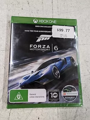 Forza Motorsport 6 - Ten Year Anniversary Edition - Xbox One - New And Sealed! • $89