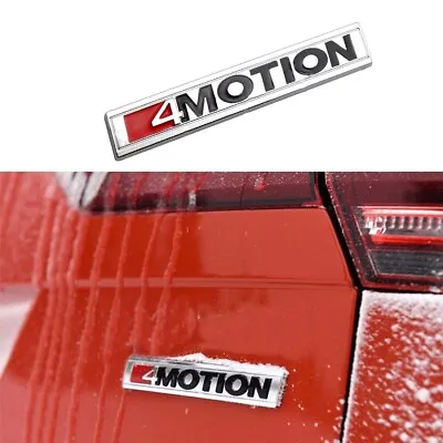 £5.98 • Buy 4MOTION Rear Boot Badge Emblem Decal Logo 4 MOTION Fit For VW Golf Touareg Amrok