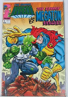 The Savage Dragon Vs Savage Megaton Man #1 Mar. 1993 Image Comics • $1.99