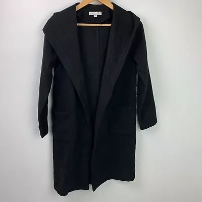 Mooloola Size 8 Jacket Black Hooded Pockets Warm  • $17.47