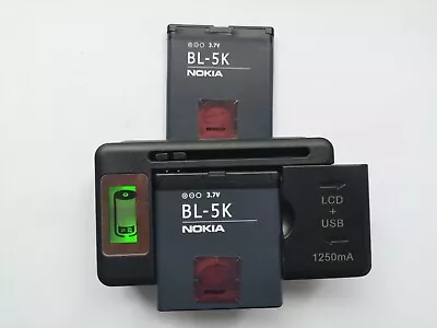 $17 • Buy Nokia BL-5K Battery +LCD Universe Charger For N85 N86 C7 C7-00 X7 701
