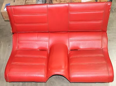 1965-1973 Mustang GT Mach 1 Boss Shelby ORIG FASTBACK REAR SEAT 71-73 Vermillion • $399