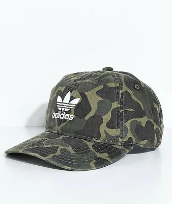 Women's Fit Adidas Originals Trefoil Camo Denim Or Pink Precurved Cap [OSFM]   • £33.72