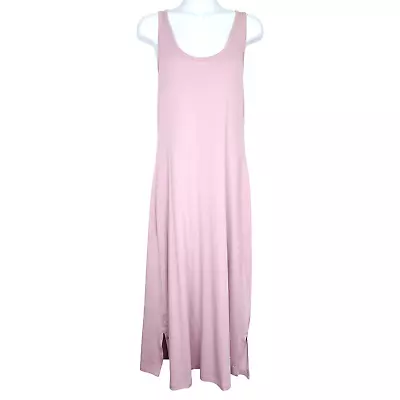 Tommy John Second Skin Racerback Tank Dress Sleeveless Midi Pink M • $27.99