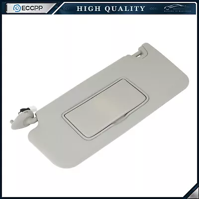 Gray Left Driver Side Sun Visor W/Vanity Light For 2008-2012 Honda Accord 2.4L • $22.49