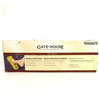 Gatehouse Window Bar Accessory Emergency Release Kit Item #0442676 • $49.99