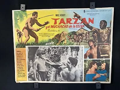 1968~Tarzan And The Jungle Boy~MIKE HENRY~ALIZA GUR~ Original Mexican Lobby Card • $24.99