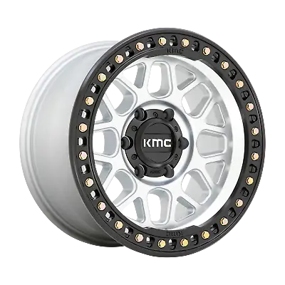 1 New 20X9 18 8X165.1 KMC KM549 Grs Machined With Satin Black Lip Wheels/Rims • $475