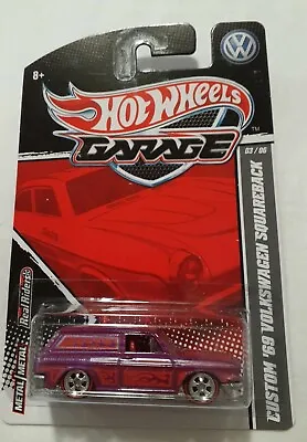 Hot Wheels Garage Custom '69 Volkswagen Squareback 2010 Purple  • $10.99