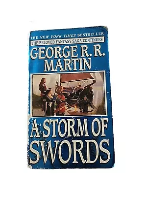 A STORM OF SWORDS George R.R Martin Paperback Book First 1st Edition Print 2002 • $8.50