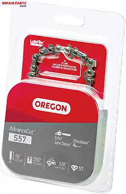 Oregon S57 Advancecut 16-Inch Chainsaw Chain Fits  Echo John Deere Shindaiwa • $61.99