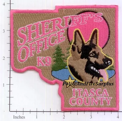 Minnesota - Itasca County Sherrifs Office K-9 MN Police Dept Patch Breast Cancer • $3.99