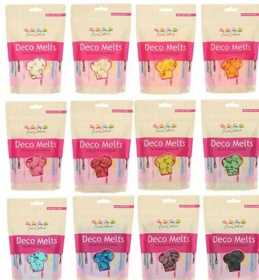 Deco Melts Chocolate Buttons Candy Melts Cake Pop Icing 250g All Colours • £6.49