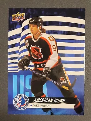 Mike Modano 2022 Upper Deck National Hockey Card Day Card #USA-13 ALLSTAR QTY • $1.75