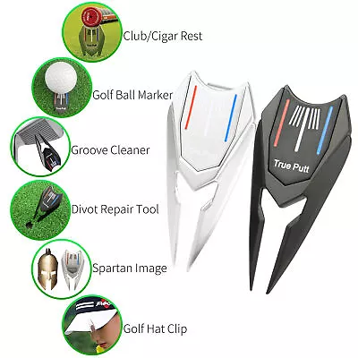 1pcs Divot Tool Hat Clip，6 In 1 Golf Divot Repair Tool With Ball Marker • $21.23