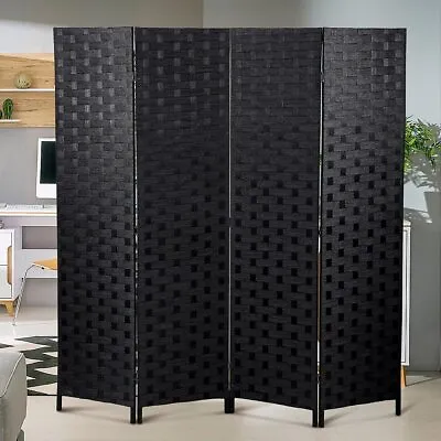 4 Panel Room Divider Folding Screen Folding Privacy Portable Partition Screen • $65.99