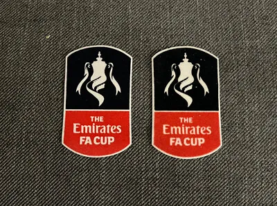 2016-2020 Endland The Emirates FA CUP Shirt Jersey Patch Batch Pair • £8.99