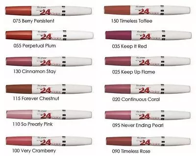 MAYBELLINE SUPERSTAY Lipstick - 24hr -18hr - 16hr - 12h LIP COLOUR + FREE P&P • £6.99