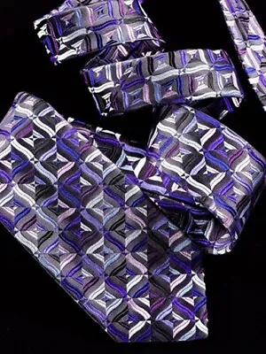 Duchamp London Wow!! New Stunning Multicolor 'wavy Tile' Tie Freepost • $58.68