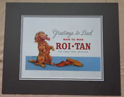 Cocker Spaniel Dog Faithful Greetings To Dad Roi-Tan Poster Print Art Cigar Box • £38.56