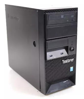 Lenovo ThinkServer TS140 TWR Intel E3-1246 V3 16GB Fair No Caddy HDD GPU • $142.49