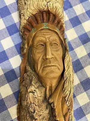 VTG MILL CREEK KNOT KNOGGINS  PATRIARCH  Native American SCULPTURE HERRERA 1990 • $55