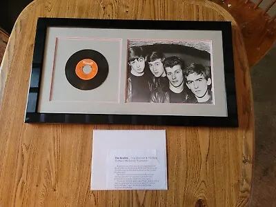 The Beatles Framed Original 1st Press 7” Record TONY SHERIDAN &THE BEAT BROTHERS • $444