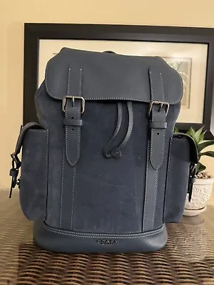 NWT Coach MEN'S Hudson Backpack In Signature Canvas CL955-QBDEN • $300