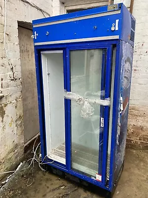 £70 • Buy Double Door Pepsi Display Fridge For Shop Display For Spares Or Repair