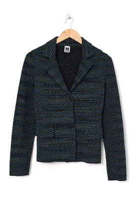$42.50 • Buy Women's MISSONI Blazer Jacket Sport Coat Wool Striped Size IT 42 US 6