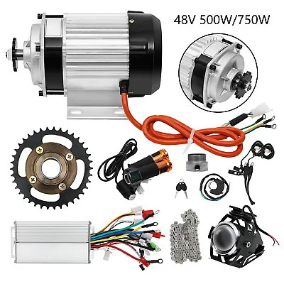 48V Tricycle Electric Conversion Kit Brushless Geared Motor Kit Motor Controller • $193.80