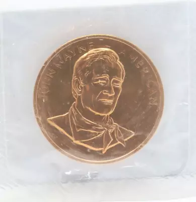 NIP John Wayne Commemorative Bronze Coin Medallion US Mint • $14.95