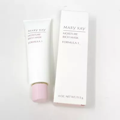 Mary Kay Moisture Rich Mask Formula 1 Discontinued 4 Oz 1061 NEW • $18.95