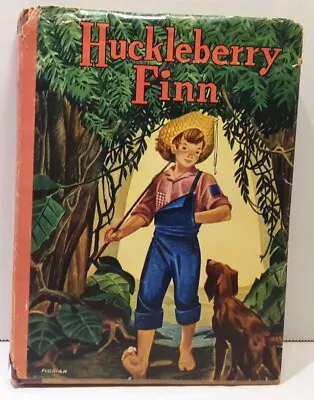 Vintage THE ADVENTURES OF HUCKLEBERRY FINN Tom Sawyers Comrade Mark Twain  • $11.99