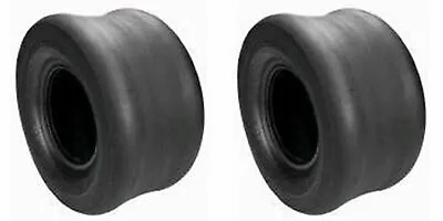 (TWO) 18x9.50-8 18x950-8 Smooth Slick Tread Tires 4ply Rated For Zero Turn Mower • $119.98