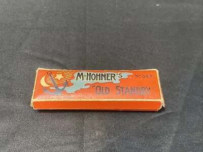 Vintage M Hohner Old Standby No.34 Harmonica Key Of G Made In Germany • $20