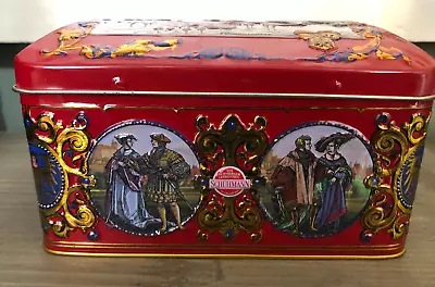 Collectible Schuhmann Music Box Tin Nuremberg Germany Gingerbread Spice Cakes • $24.98