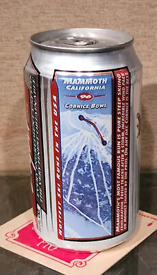 1996 Bottom Open Michelob Light Mammoth California Ski Set Aluminum Beer Can • $6