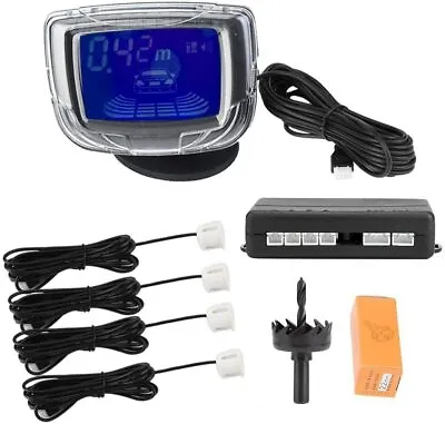 Car Parking Sensor Kit LCD Display Auto Reverse Radar Monitor Detector Car Alarm • $29.77