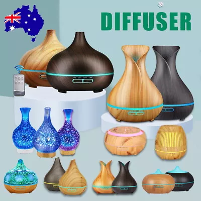 $29.05 • Buy 550ML Aroma Aromatherapy Diffuser LED Oil Ultrasonic Air Humidifier Purifier AUS