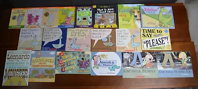 Lot Of 20 Picture Books By Mo Willems Pigeon Elephant & Piggie Knuffle Bunny L5 • $79.99